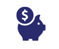Kids savings icon