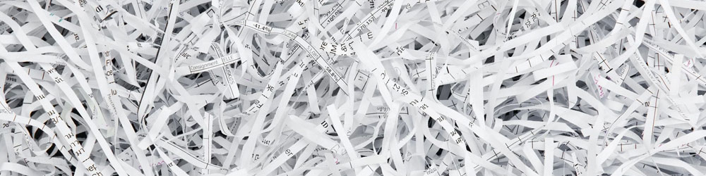 Photo of shredded paper